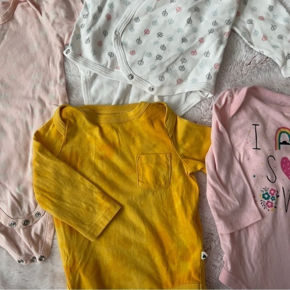 Bundle of 4 Piece Baby Girl 3-6 months Bodysuit